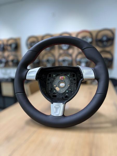 Porsche 997 Lenkrad neu beziehen